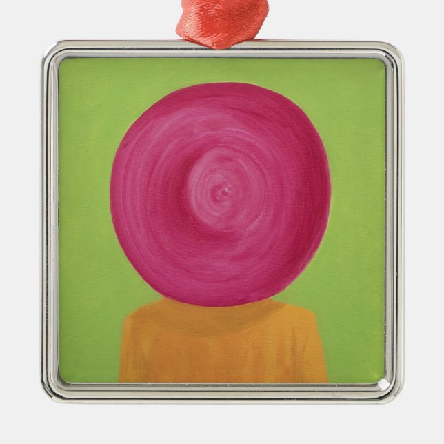 Ascot hatt julgransprydnad metall (Framsidan)