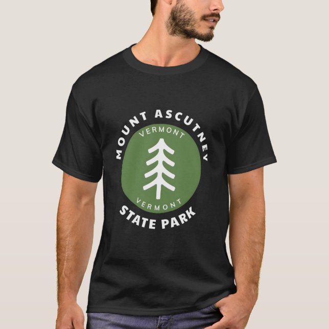 Ascutney State Park Vermont Vt Forest Träd B T Shirt (Framsida)