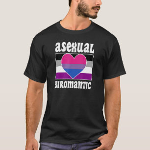 Asex Biromantic Pride Flagga Cute Ace Aestthetic T Shirt