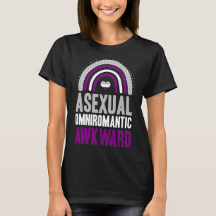 Asex Omniromantic Awkward Asexuellt Pride Bohemia T Shirt