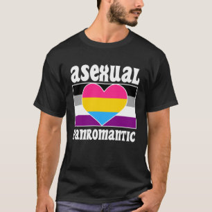 Asex Panromantic Pride Flagga Cute Ace Aestthetic T Shirt