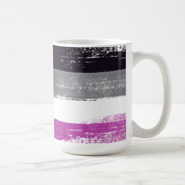 Asex Pride Paint Kaffemugg (Höger)