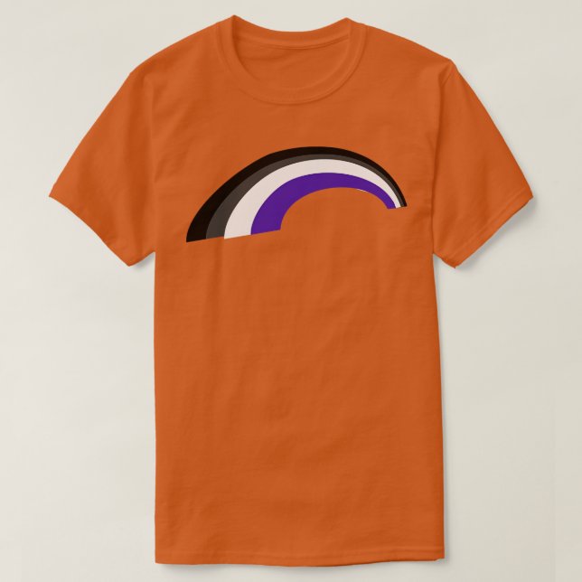 Asex Rainbow T Shirt (Design framsida)
