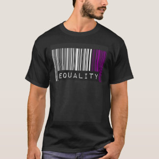 Asexual Barcode Pride Equality Cute Ace Aesthetic  T Shirt