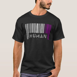 Asexual Barcode Pride Human Cute Ace Aesthetic LGB T Shirt