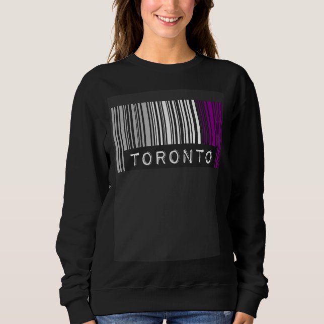 Asexual Barcode Pride Toronto Canada Cute Ace Aest T Shirt (Framsida)