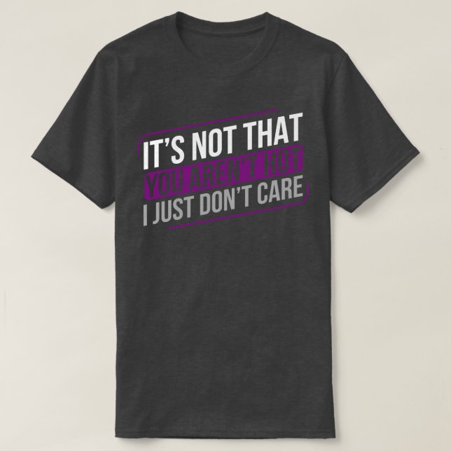 ASexual Dont e Ace Asexuality HGBTIA T Shirt (Design framsida)