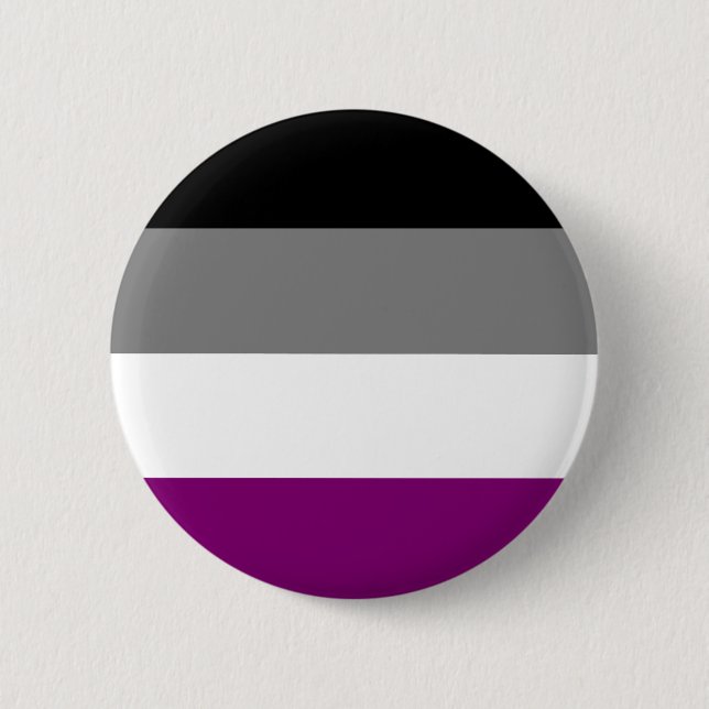 Asexual flagga knapp (Framsida)