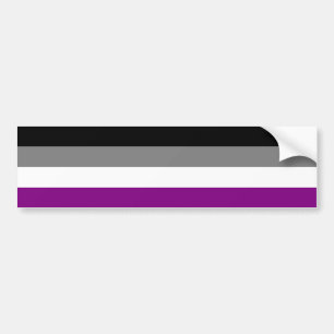 Asexual flaggabildekal bildekal