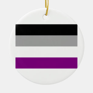 ASEXUAL FLAGGAORIGINAL JULGRANSPRYDNAD KERAMIK