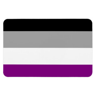 ASEXUAL FLAGGAORIGINAL - .PNG MAGNET