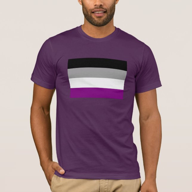 ASEXUAL FLAGGAORIGINAL T-SHIRT (Framsida)