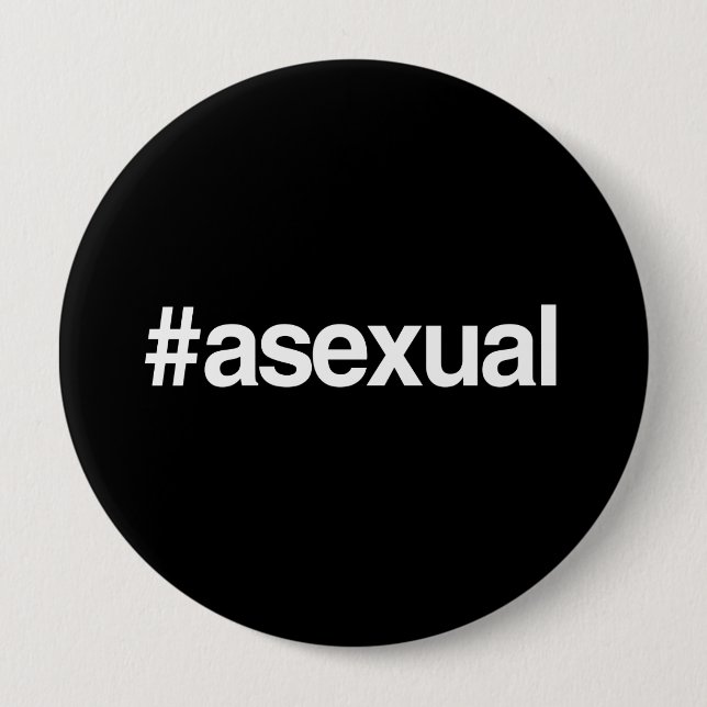ASEXUAL HASHTAG KNAPP (Framsida)
