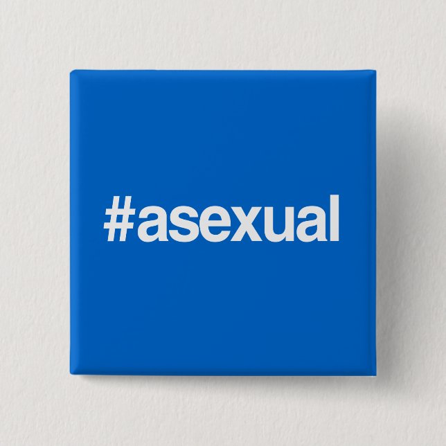 ASEXUAL HASHTAG KNAPP (Framsida)