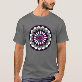 Asexual Mandala LGBT för prideflaggafärger T-shirt