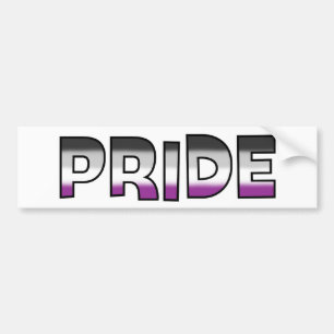 Asexual pride bildekal