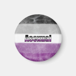 Asexual pride flag magnet