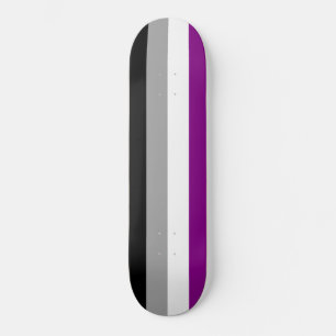 Asexual pride mini skateboard bräda 18,5 cm