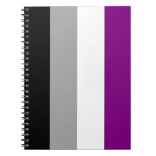 Asexual prideanteckningsbok anteckningsbok