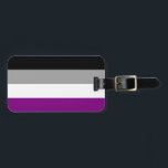 Asexual pridebagagemärkre bagagebricka<br><div class="desc">Lönelyft din flaggakick!</div>