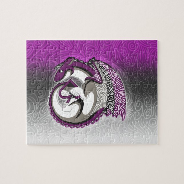 Asexual pridedrakepussel pussel (Horisontell)