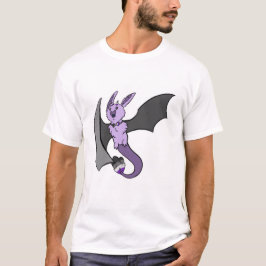 Asexual pridefladdermössdrake t shirt