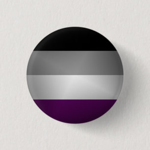 Asexual prideflagga knapp