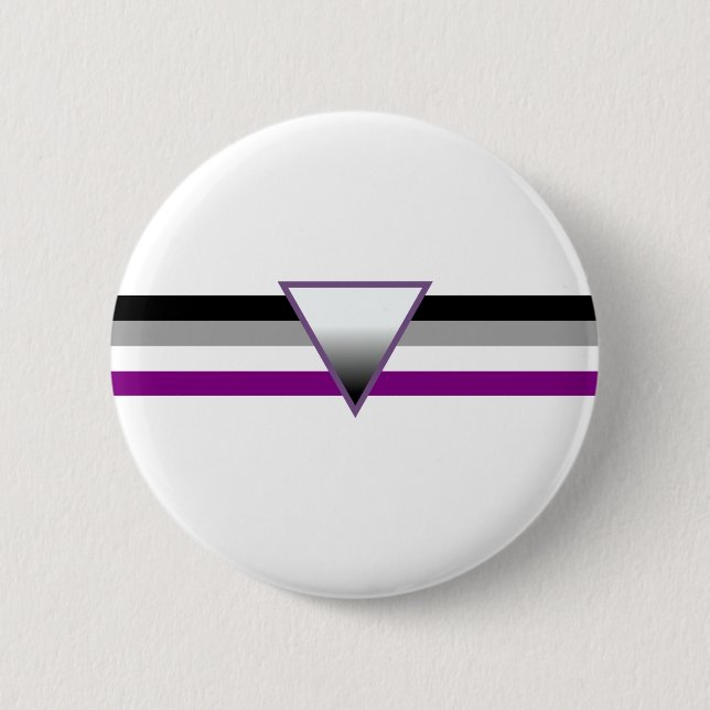 Asexual prideflagga knapp (Framsida)