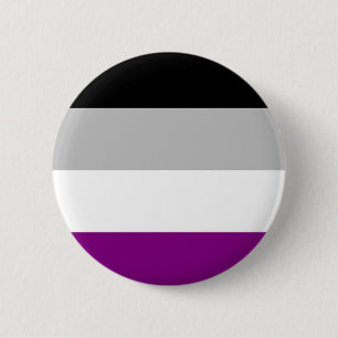 Asexual prideflagga knapp