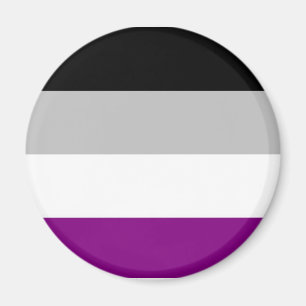 Asexual prideflagga magnet