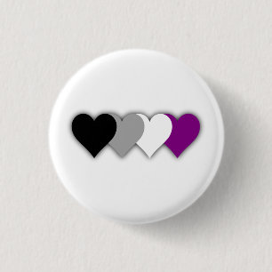 Asexual pridehjärtor knäppas knapp