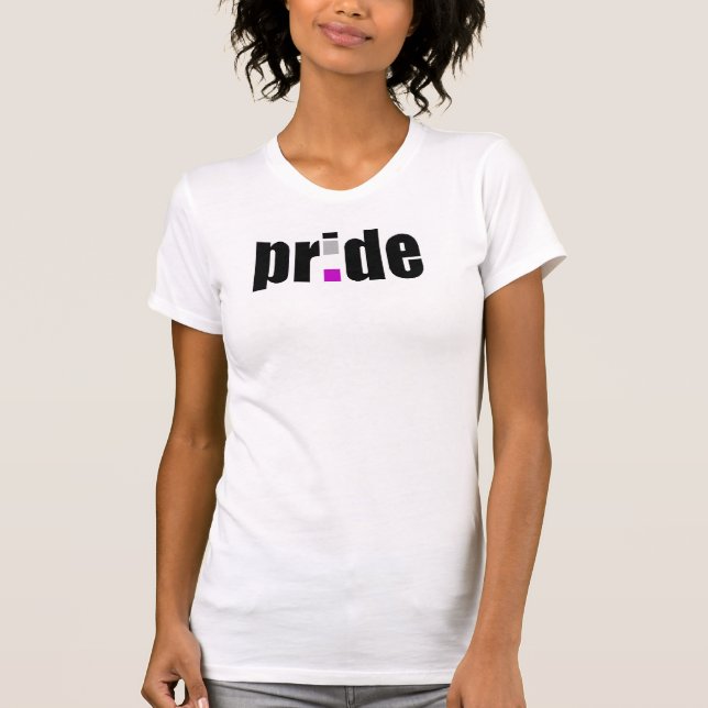 Asexual prideskjorta t-shirt (Framsida)