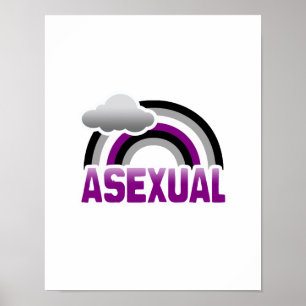 ASEXUAL REGNBÅGE POSTER