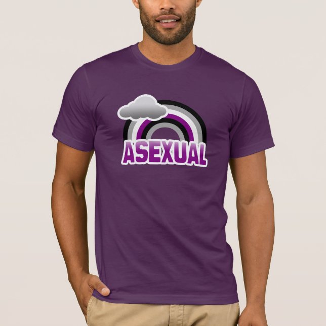 ASEXUAL REGNBÅGE T-SHIRT (Framsida)