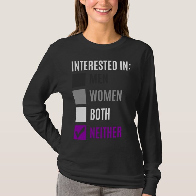 Asexual T Shirt (Framsida)