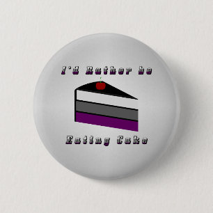 Asexual tårta knapp