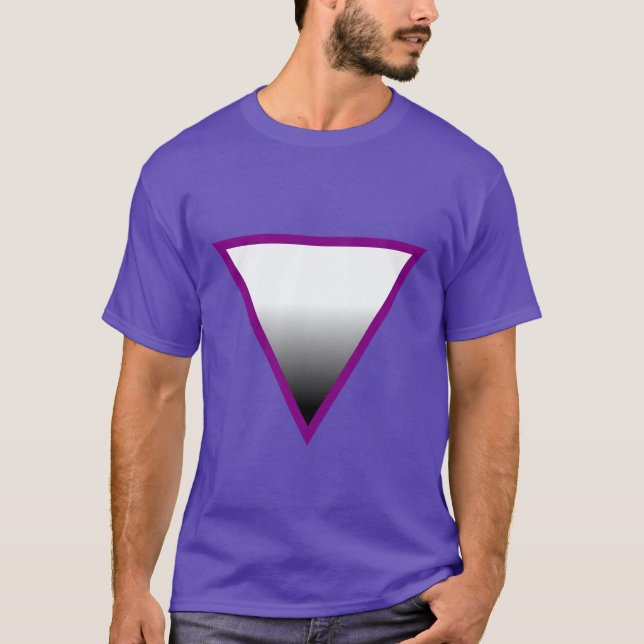 ASEXUAL TRIANGELSYMBOL T-SHIRT (Framsida)
