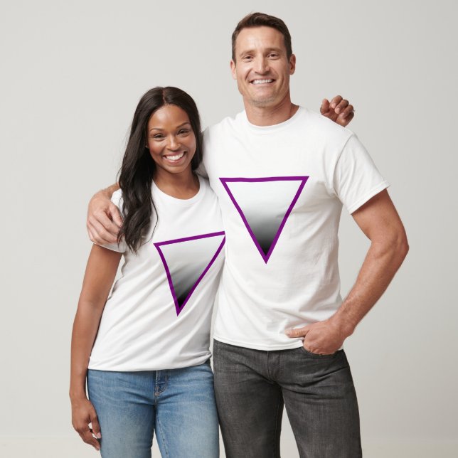 ASEXUAL TRIANGLE SYMBOL TEE SHIRT (Unisex)