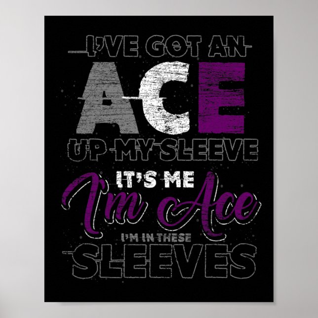 Asexualitet är en åsna och en åsna i dessa Sleever Poster (Framsidan)