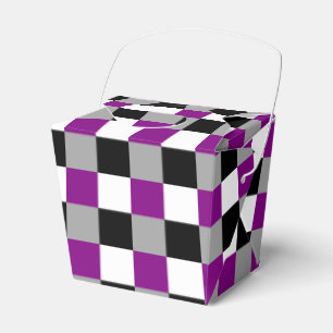 Asexualitet färg kontrollerad mönster presentaskar