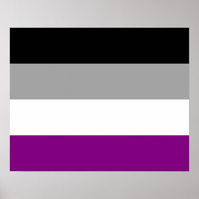 Asexualitet flagga Poster (Framsidan)