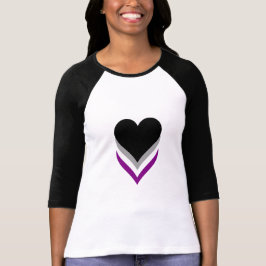 Asexualitet pride hjärtan T-Shirt