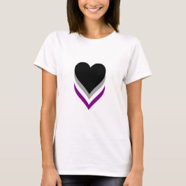 Asexualitet pride hjärtan T-Shirt