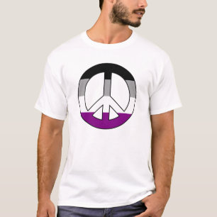 Asexualityfredsteckenet undertecknar undertecknar t-shirt