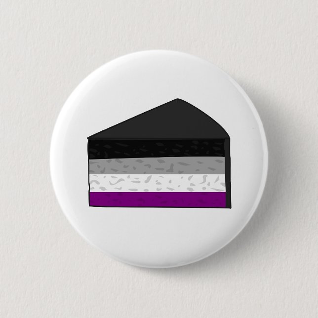 Asexuell Cake Knapp (Framsida)