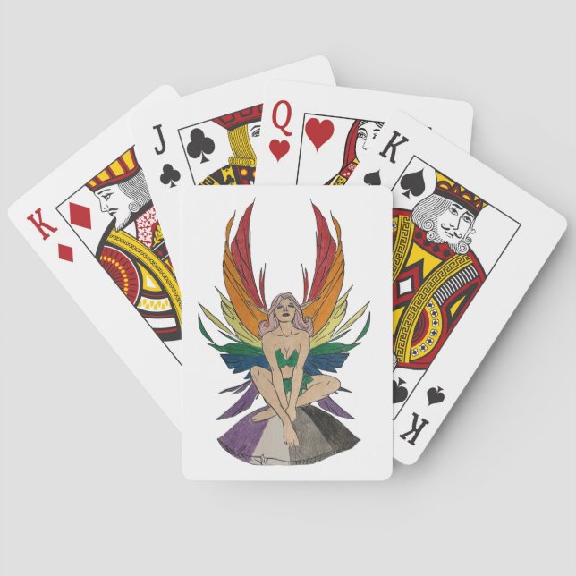 Asexuell fe casinokort (Baksidan)