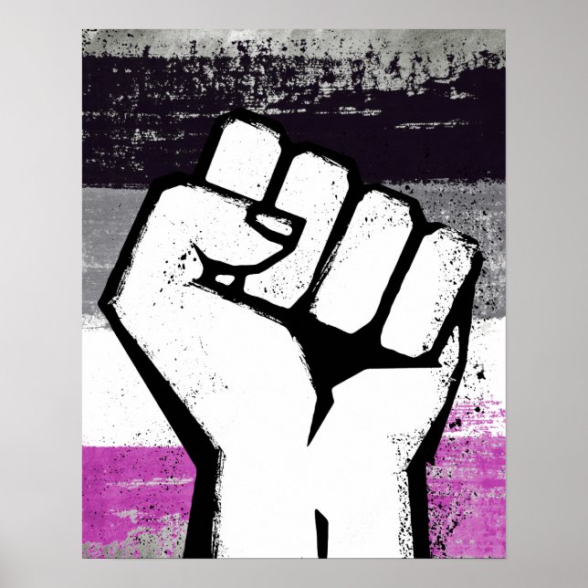 ASEXUELL FISK POSTER (Framsidan)