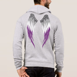 Asexuell Flagga - Angel Vingar T Shirt