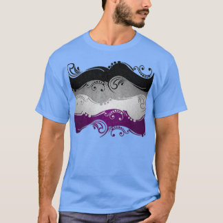 Asexuell Flagga för prydnadsföremål T Shirt