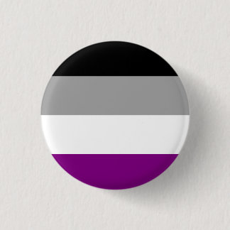 Asexuell Flagga Knapp